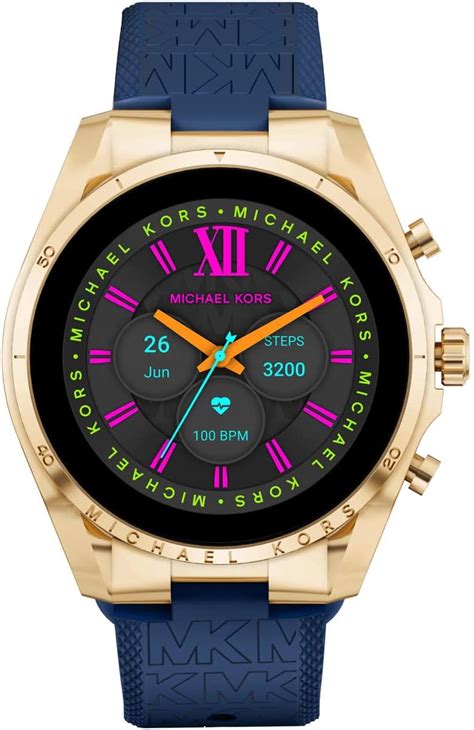 michael kors uhr schwarz|Michael Kors Men's or Women's Gen 6 44mm Touchscreen .